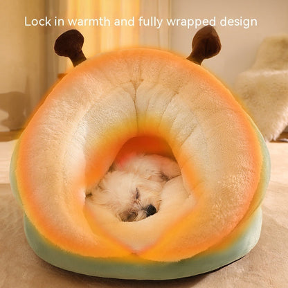 Slippers Shape Pet Warm Pet Bed